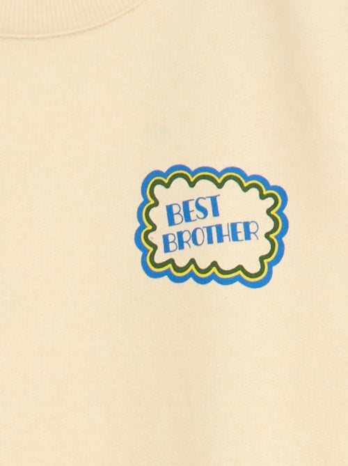 Sweat estampado em algodão - Kiabi