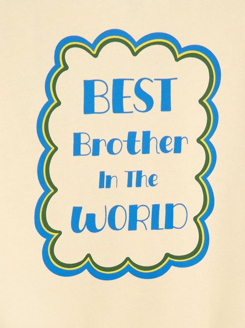 Sweat estampado em algodão - Kiabi