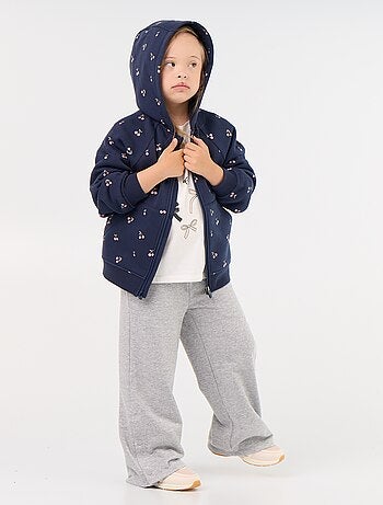 Sweat estampado em moletão - coleção fácil de vestir