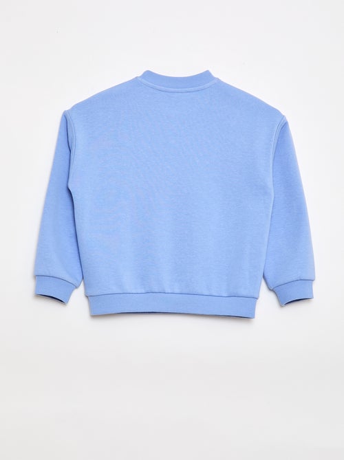 Sweat estampado em moletão leve - Coleção fácil de vestir - Kiabi