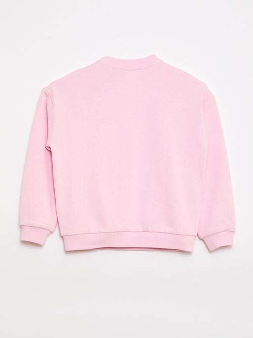 Sweat estampado em moletão leve - Coleção fácil de vestir - Kiabi