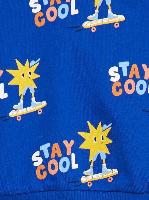 Sweat estampado em moletom leve - Grafik Edition - Kiabi