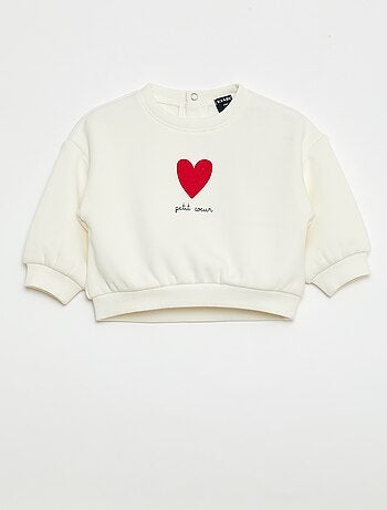 Sweat estampado gola redonda