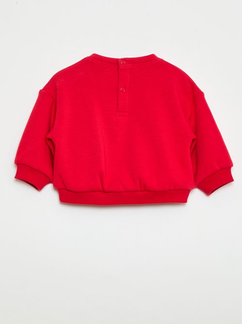 Sweat estampado gola redonda - Kiabi
