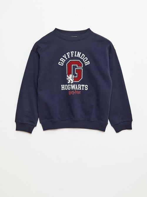 Sweat estampado 'Harry Potter' em polar de algodão - Kiabi