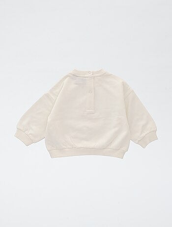 Sweat estampado 'Rolling Stones' em algodão