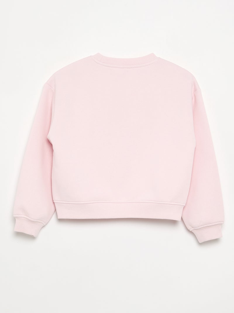 Sweat estampado Rosa - Kiabi