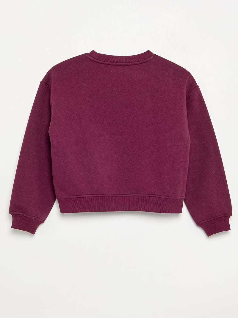 Sweat estampado Vermelho - Kiabi