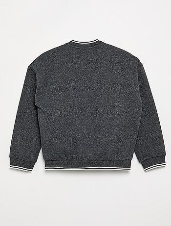 Sweat estilo campus - coleção fácil de vestir