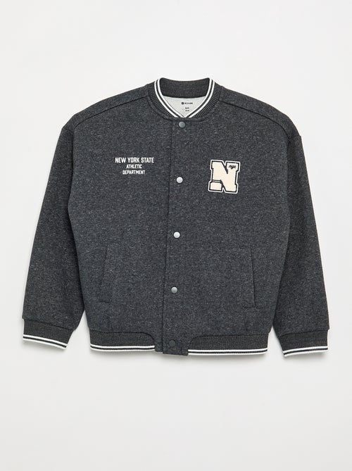 Sweat estilo campus - coleção fácil de vestir - Kiabi