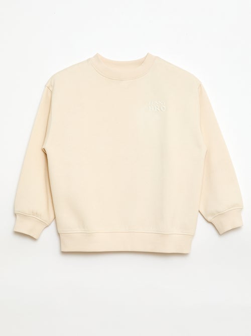 Sweat folgado com motivo "brother" - Kiabi