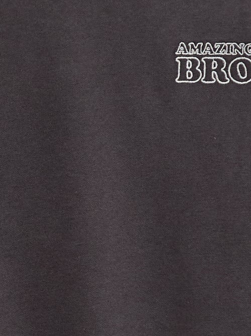 Sweat folgado com motivo "brother" - Kiabi