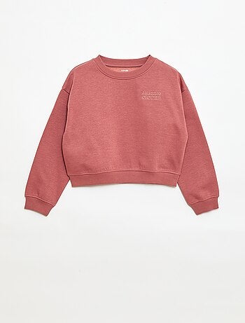 Sweat folgado com motivo