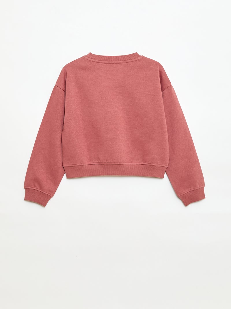 Sweat folgado com motivo sister Rosa - Kiabi
