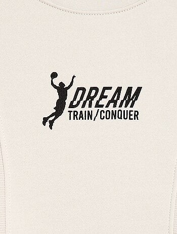 Sweat folgado em moletom