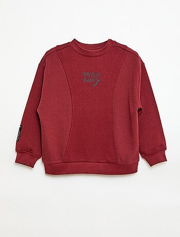 Sweat folgado em moletom