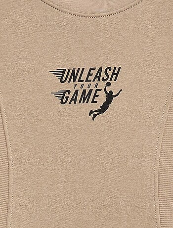 Sweat folgado em moletom