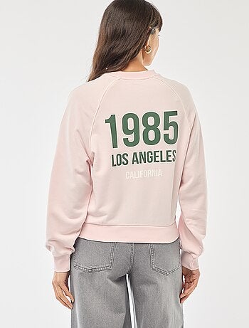 Sweat french terry com faixas contrastantes