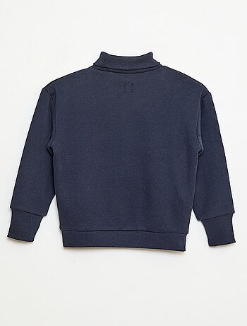 Sweat gola alta folgado em polar