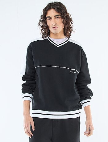 Sweat gola V em french terry