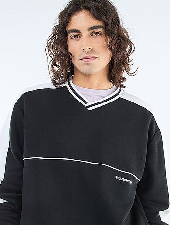 Sweat gola V em french terry