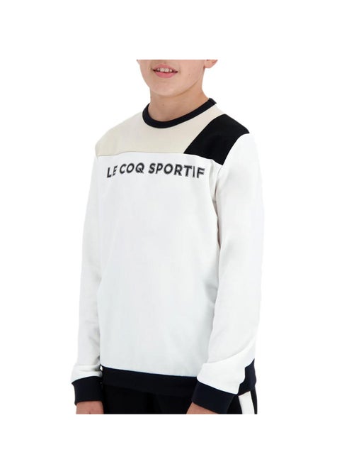 Sweat Gráfico Le Coq Sportif para Rapaz Branco/Preto - Kiabi Sweat Gráfico Le Coq Sportif para Rapaz Branco/Preto - Kiabi