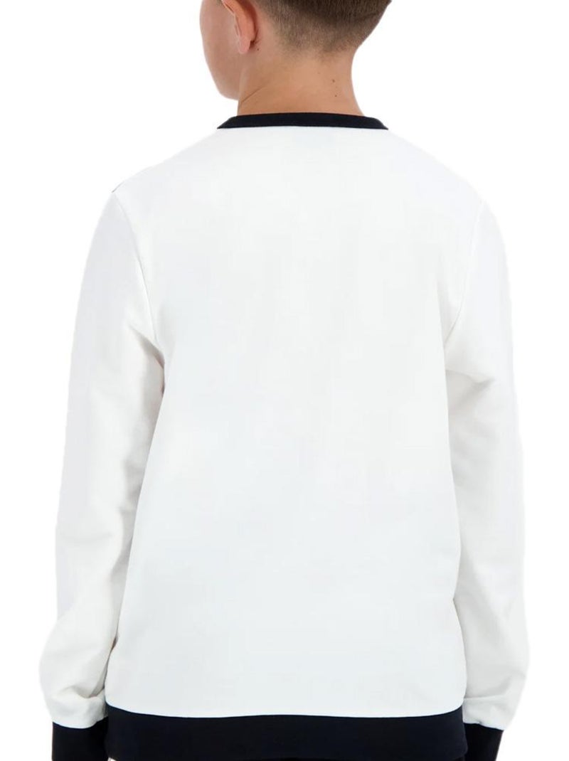 Sweat Gráfico Le Coq Sportif para Rapaz Branco/Preto Branco - Kiabi