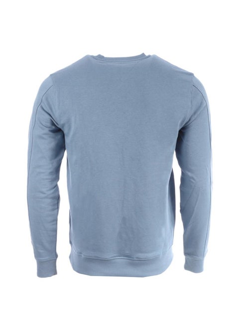 Sweat guess azul para homem em fleece - Kiabi