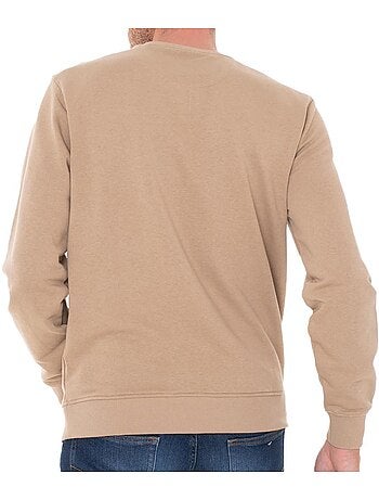 Sweat guess bege bordado para homem