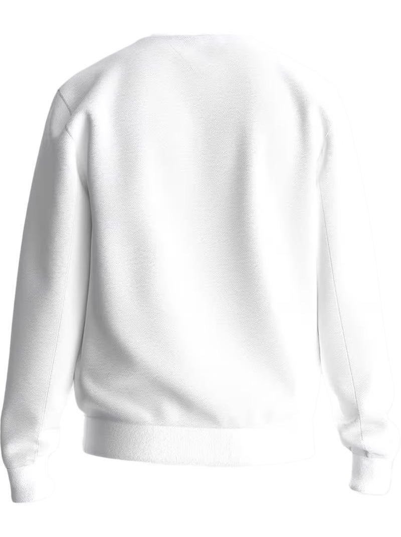 Sweat guess branco para homem com gola redonda Branco - Kiabi