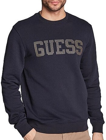 Sweat kaki de homem guess beau cn fleece