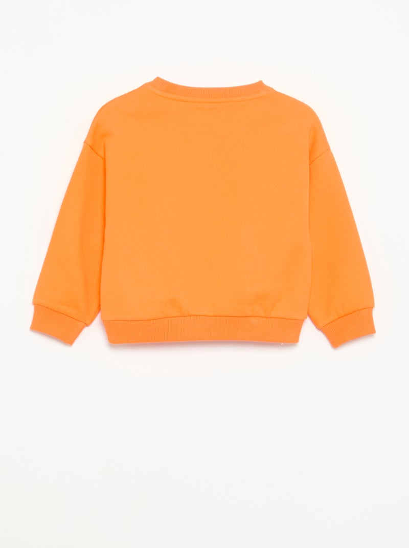 Sweat \'Halloween\' \'Disney\' \'Stitch\' Laranja - Kiabi
