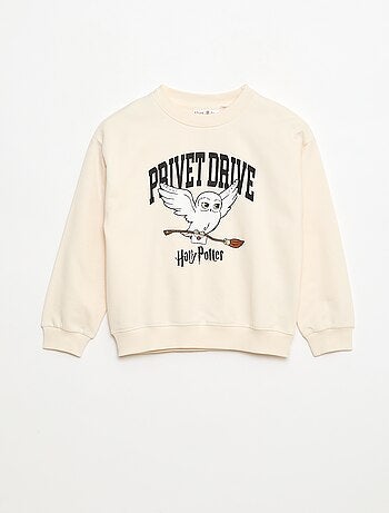 Sweat 'Harry Potter' em moletom cardado macio e quente