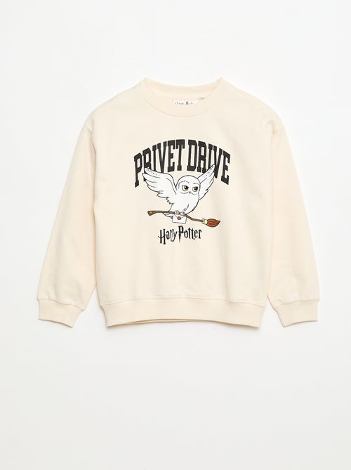 Sweat 'Harry Potter' em moletom cardado macio e quente - Kiabi