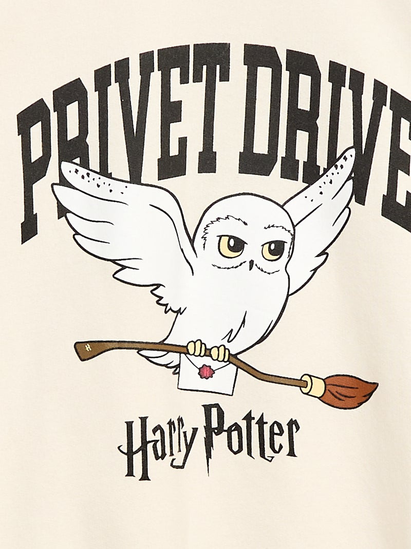 Sweat 'Harry Potter' em moletom cardado macio e quente Branco - Kiabi
