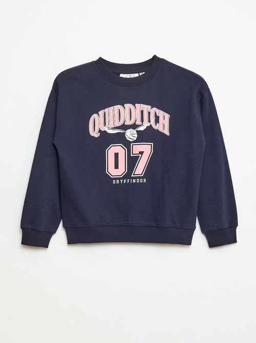 Sweat 'Harry Potter' em moletom felpudo macio e quente - Kiabi