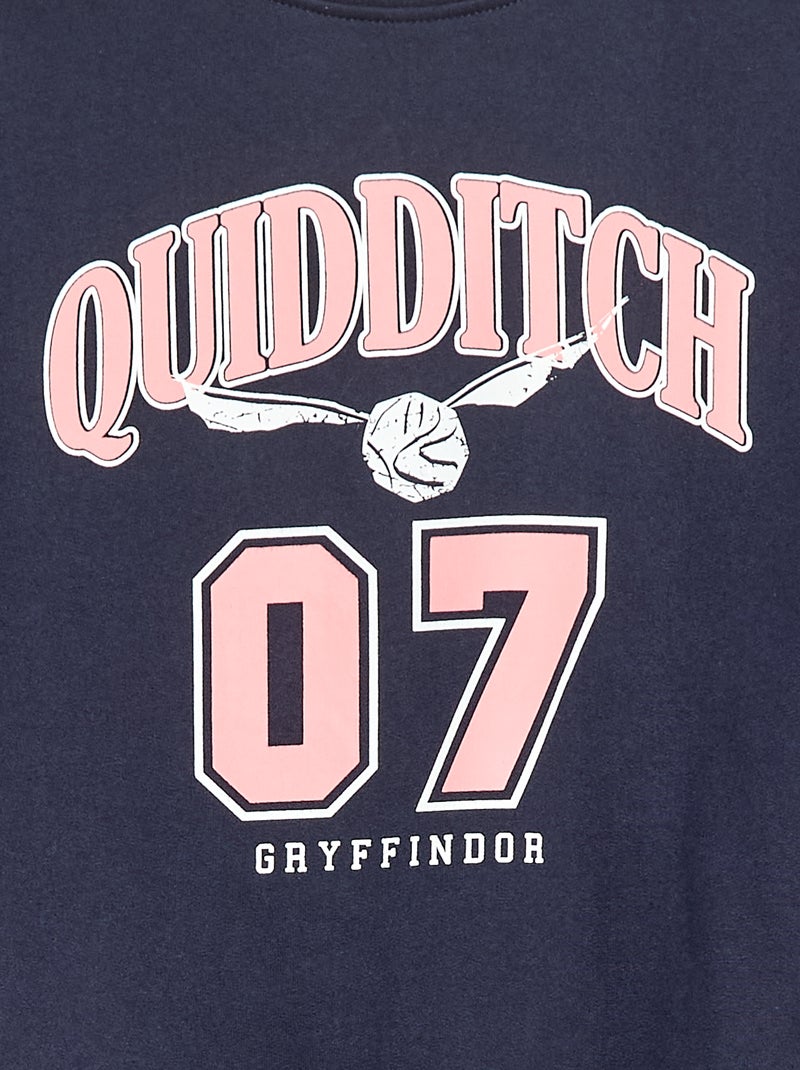 Sweat 'Harry Potter' em moletom felpudo macio e quente Azul - Kiabi