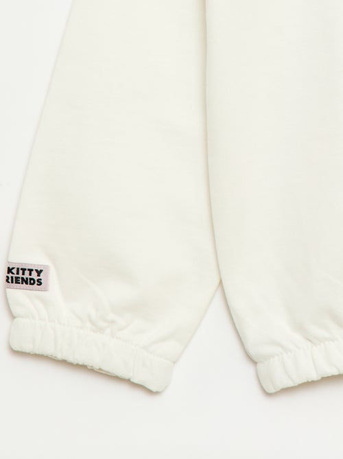 Sweat 'Hello Kitty' com estampados e bordados - Kiabi