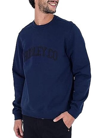 Sweat hurley applique marinho para homem