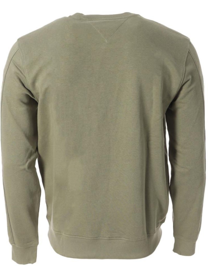 Sweat kaki de homem guess beau cn fleece Verde cáqui claro - Kiabi