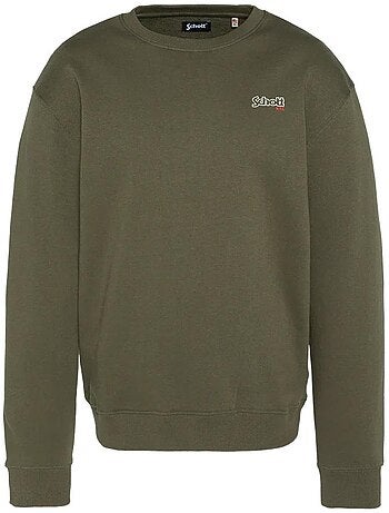 Sweat schott bege com estampado para homem