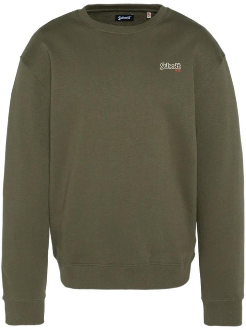 Sweat kaki estampado schott para homem - Kiabi