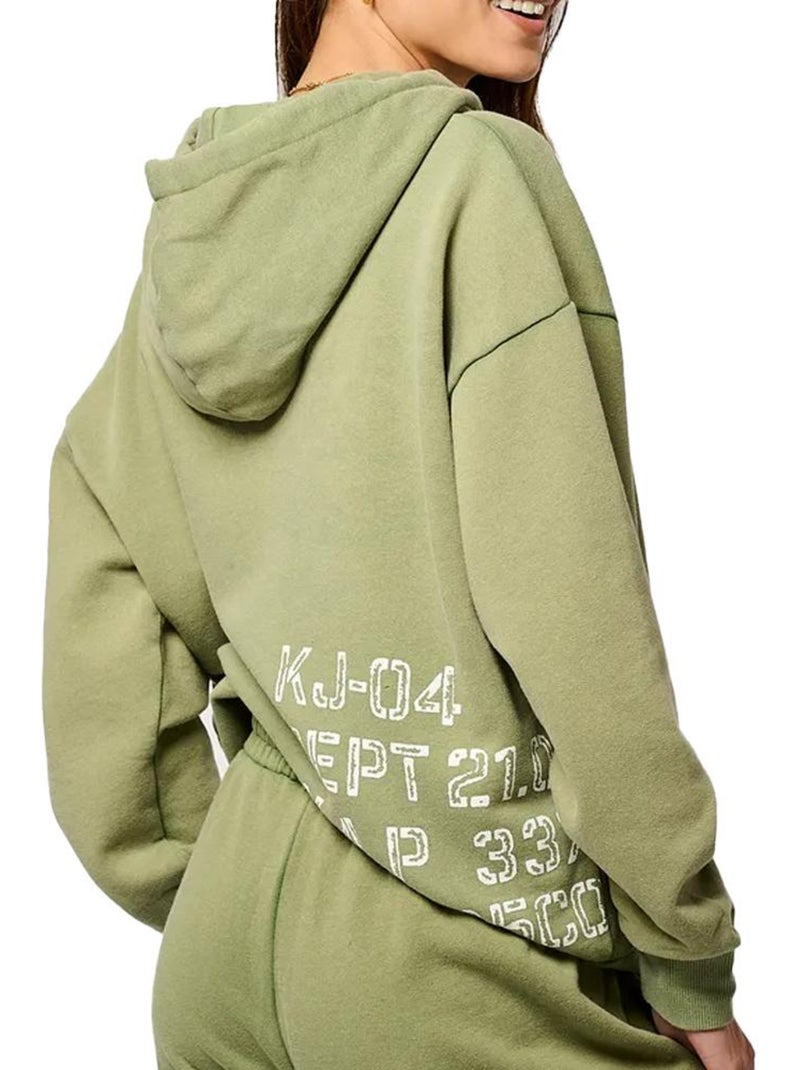 Sweat Kaki Kaporal Vock para Mulher Verde cáqui claro - Kiabi