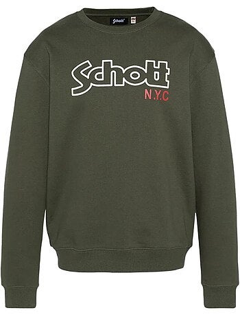 Sweat Schott Stanley Bege para Homem