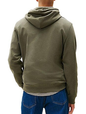 Sweat kaki tommy hilfiger tjm reg rwb flag para homem