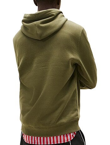 Sweat kaki tommy hilfiger tjm regular linear para homem