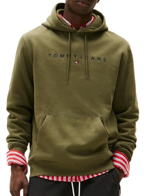 Sweat kaki tommy hilfiger tjm regular linear para homem - Kiabi Sweat kaki tommy hilfiger tjm regular linear para homem - Kiabi