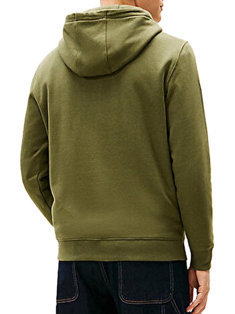 Sweat Kaki Tommy Hilfiger TJM Regular Small Flag para Homem Verde cáqui claro - Kiabi