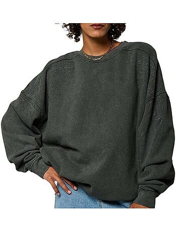 Sweat Kaporal MALA Cinzento Escuro para Mulher