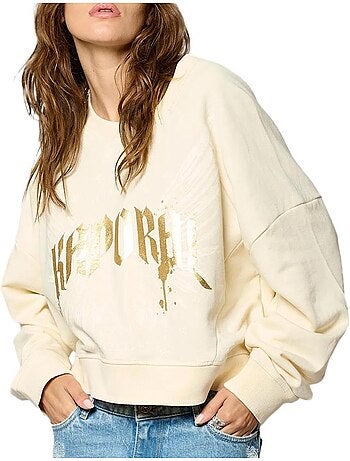 Sweat Kaporal SWEAL para Mulher, Cor Cru
